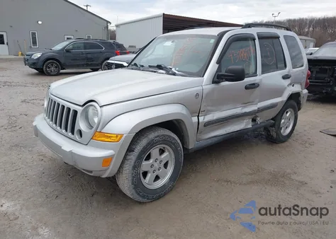 2007 Jeep Liberty Sport из США, поврежденный, VIN 1J4GL48K77W701400